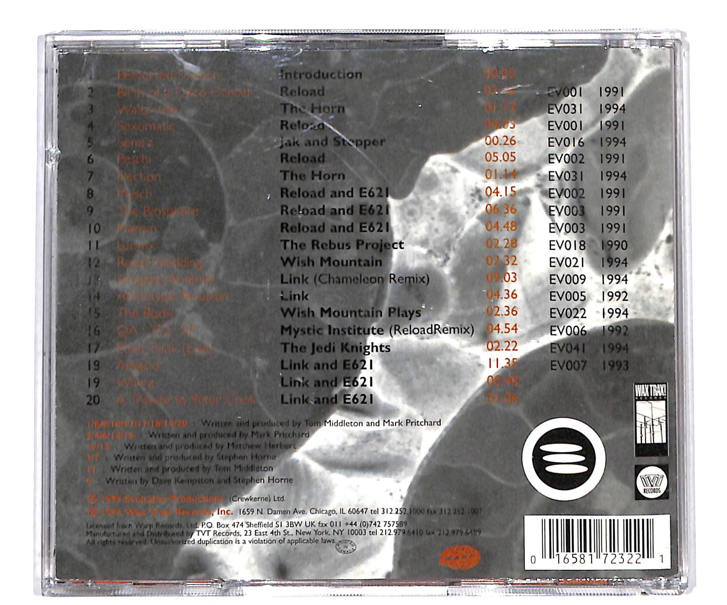 EBOND Various - The Theory Of Evolution CD CD134224