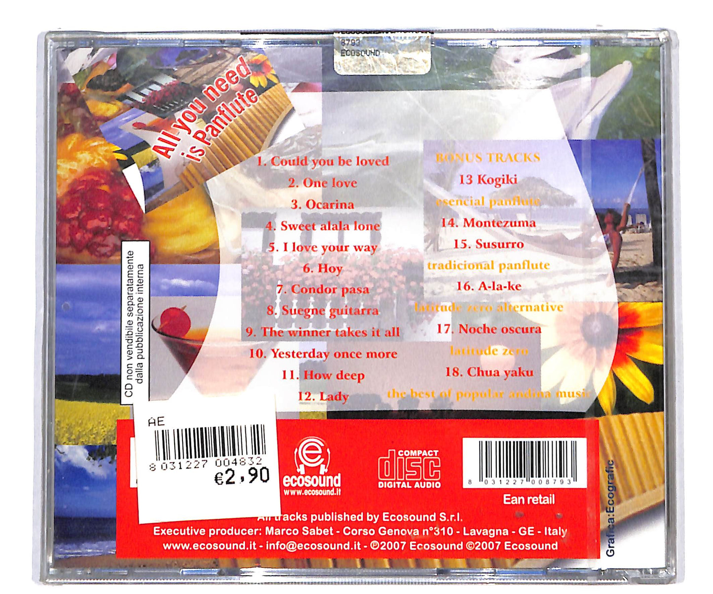 EBOND Various - all you need panflute CD CD134242