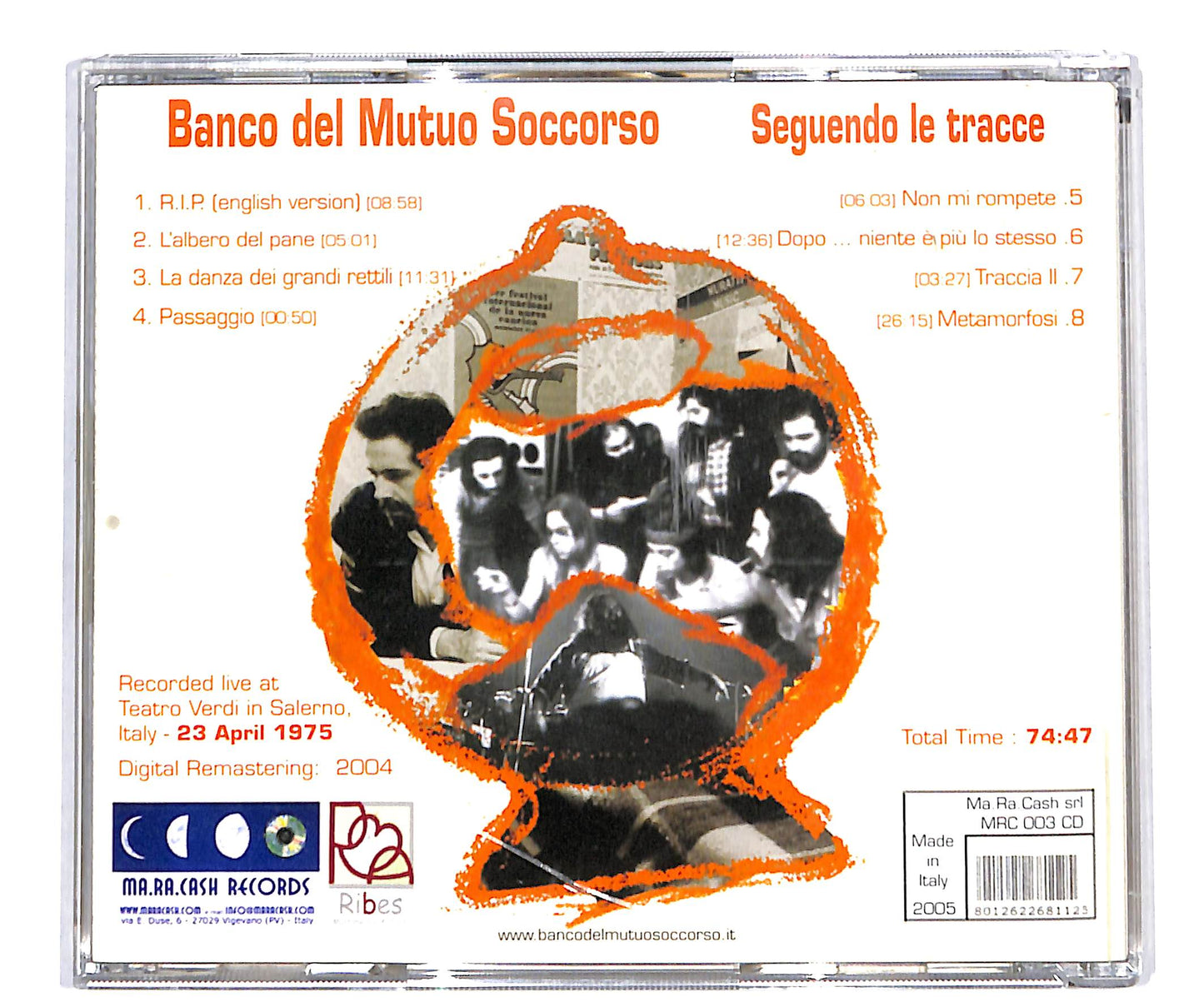 EBOND Banco Del Mutuo Soccorso - Seguendo Le Tracce CD CD134247