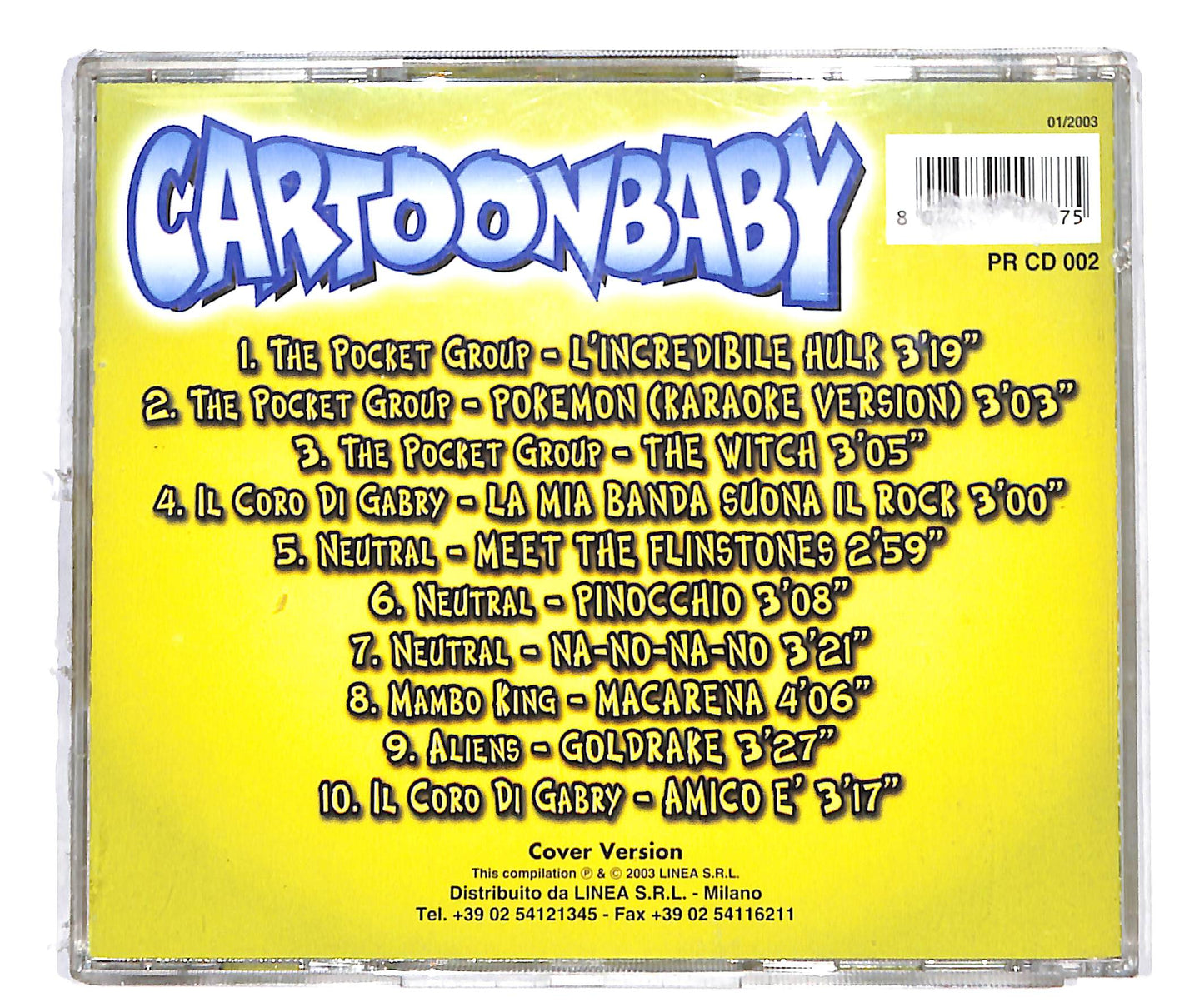 EBOND Various - Cartoonbaby CD CD134254