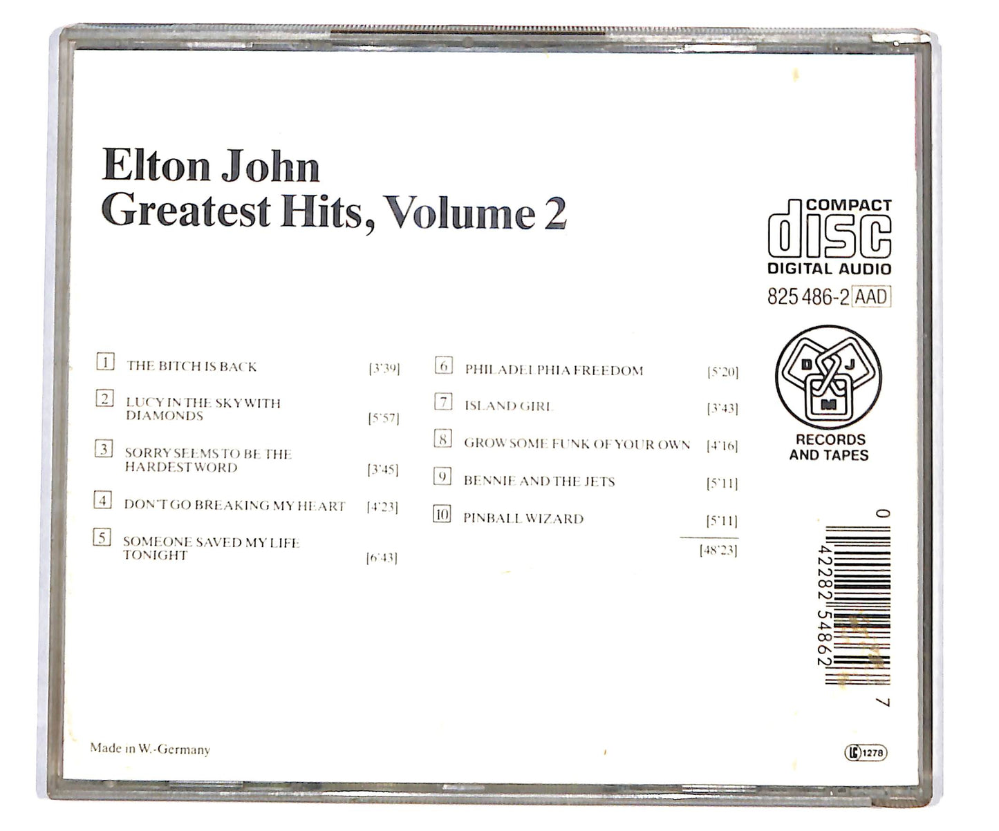 EBOND Elton John - Greatest Hits, Volume 2 CD CD134313