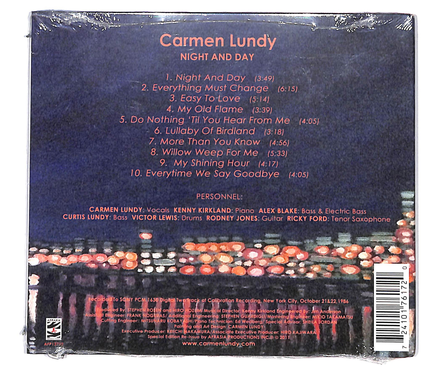 EBOND Carmen Lundy - Night And Day DIGIPACK CD CD134350