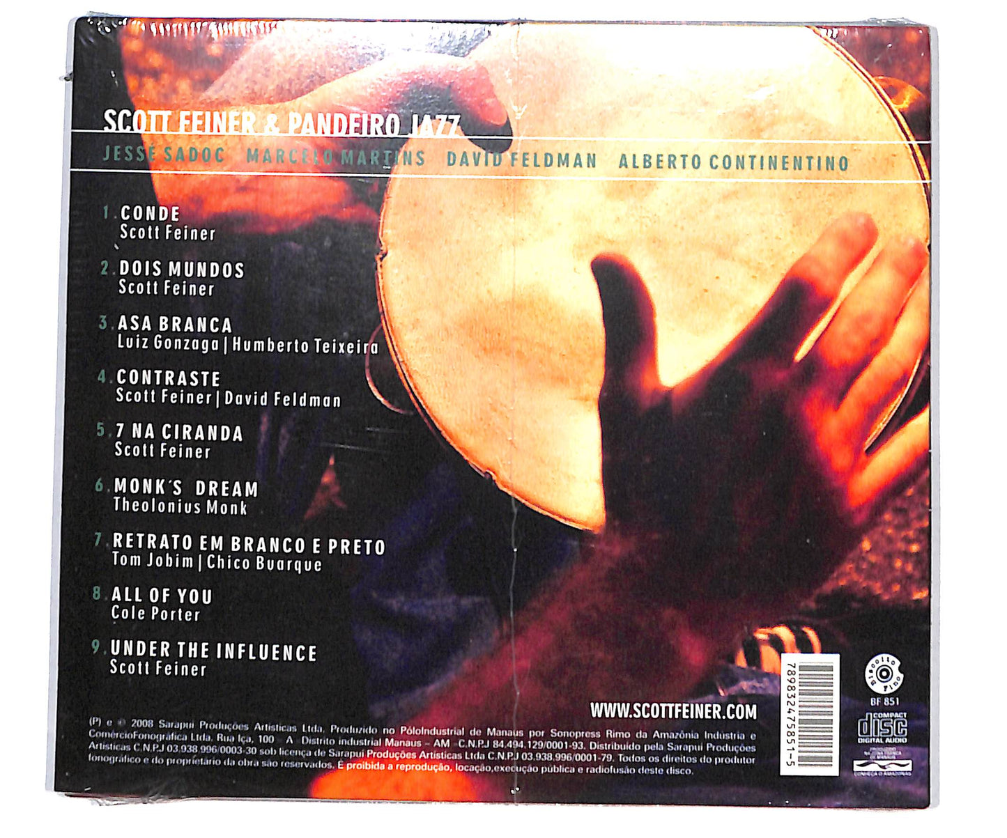 EBOND Scott Feiner & Pandeiro Jazz - Dois Mundos DIGIPACK CD CD134354