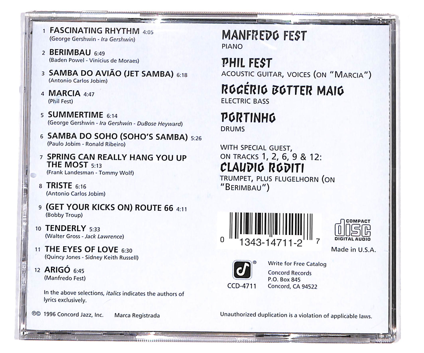EBOND Manfredo Fest - Fascinating Rhythm CD CD134414