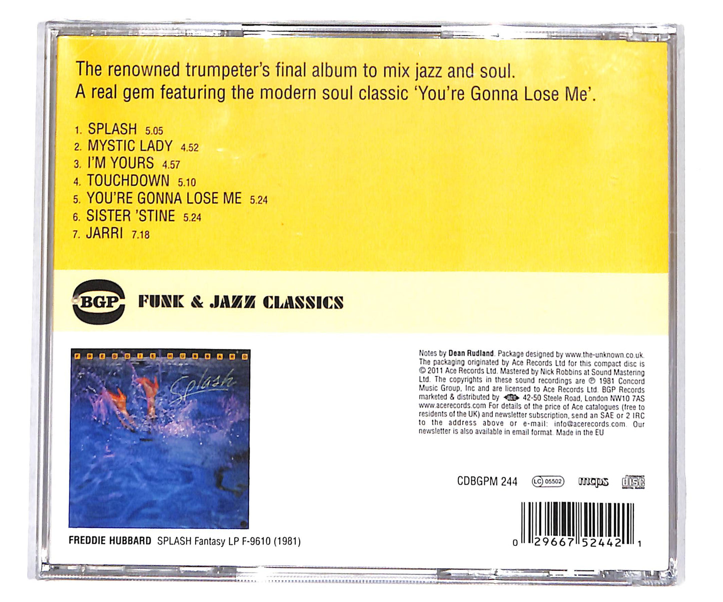 EBOND Freddie Hubbard - Splash CD CD134428