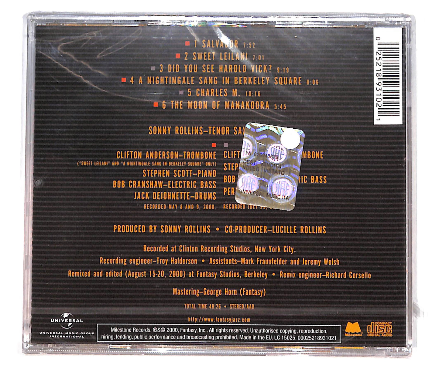 EBOND Sonny Rollins - This Is What I Do CD CD134434