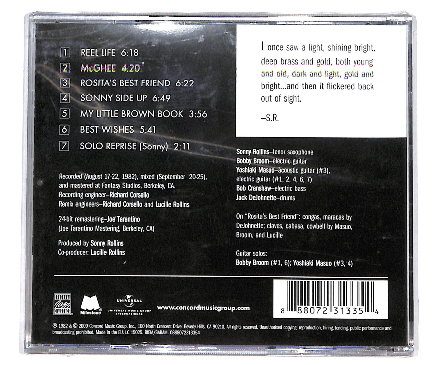 EBOND Sonny Rollins - Reel Life CD CD134439