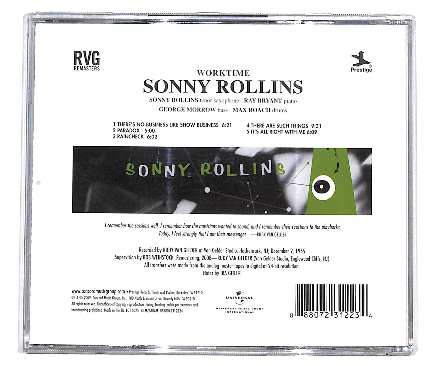 EBOND Sonny Rollins - Worktime CD CD134453