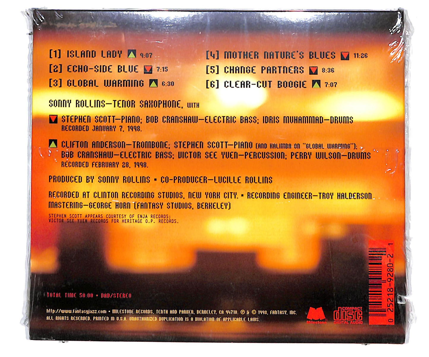 EBOND Sonny Rollins - Global Warming DIGIPACK CD CD134457