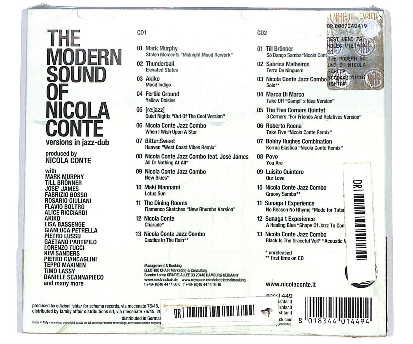 EBOND Nicola Conte - The Modern Sound Of Nicola Conte DIGIPACK CD CD134464