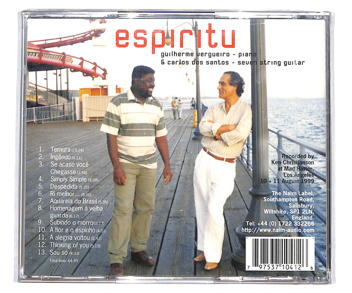 EBOND Guilherme Vergueiro & Carlos Dos Santos - Espiritu CD CD134507