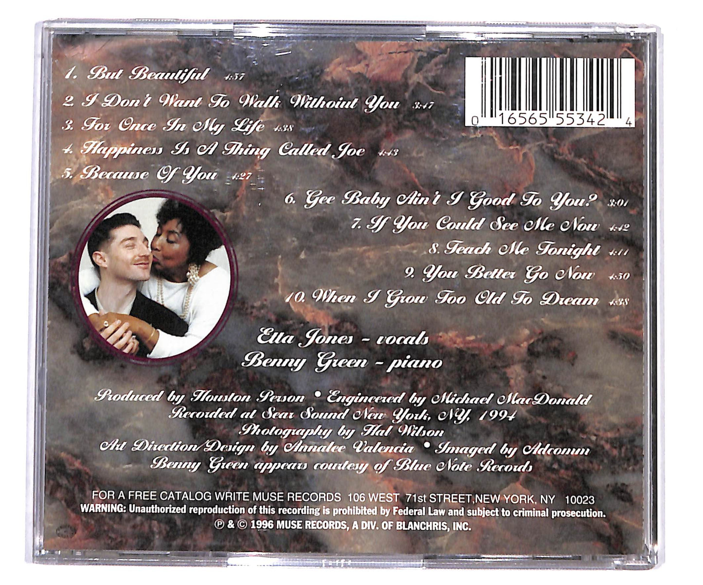 EBOND Etta Jones With Benny Green - My Gentleman Friend CD CD134545