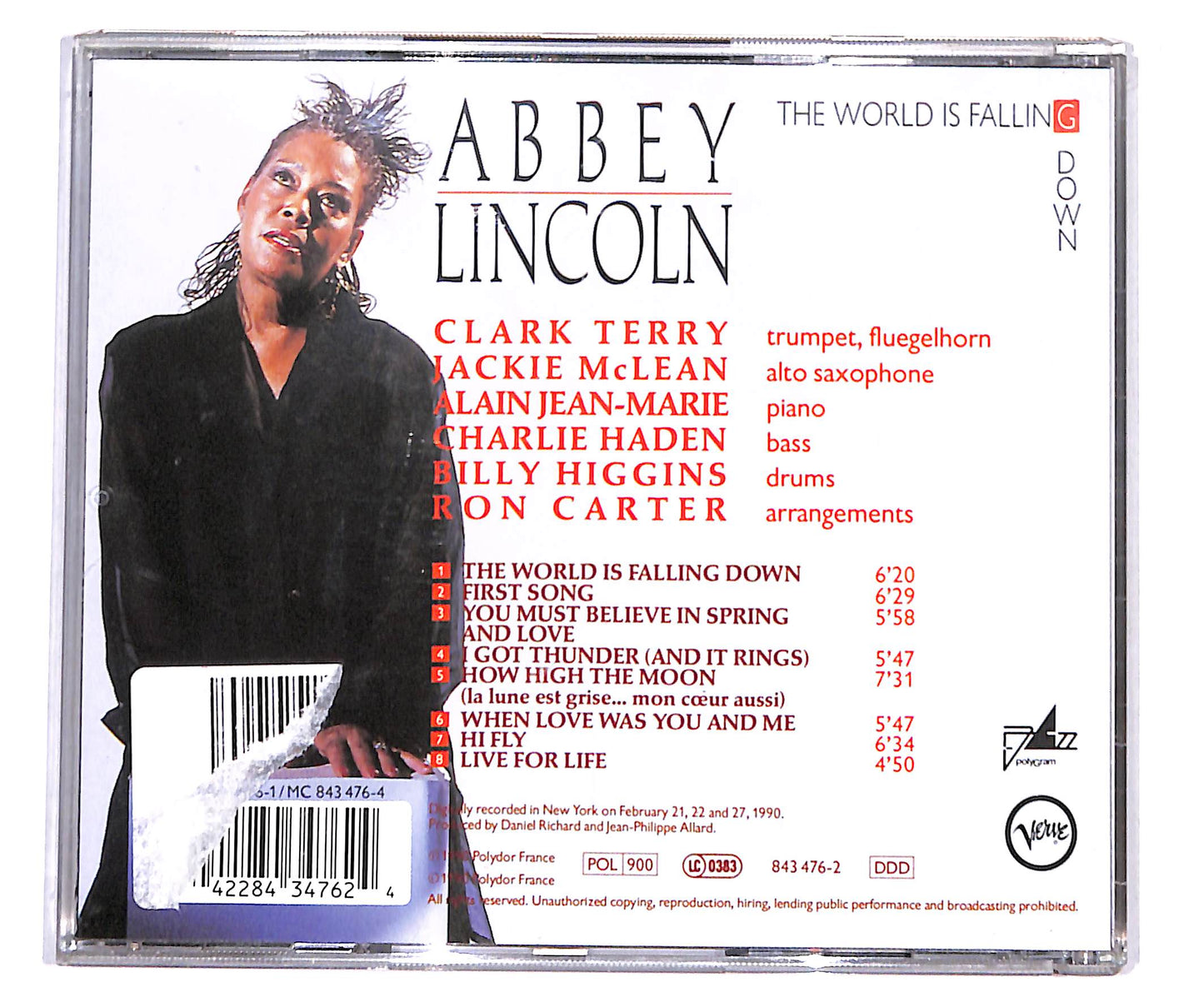 EBOND Abbey Lincoln - The World Is Falling Down CD CD134552