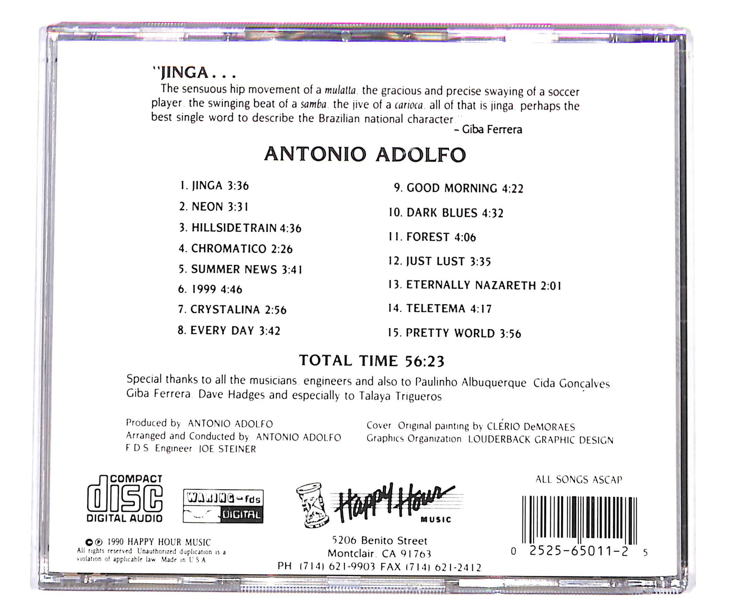 EBOND Antonio Adolfo - Jinga CD CD134649