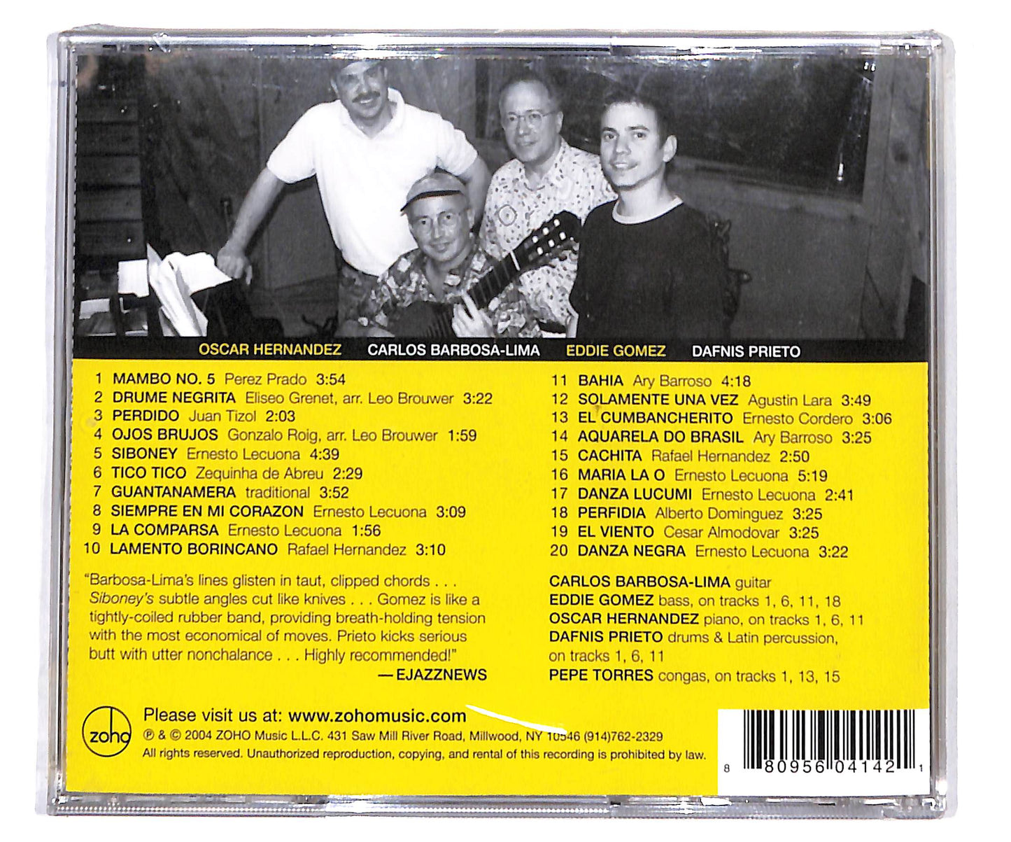 EBOND Carlos Barbosa-Lima - Siboney CD CD134703