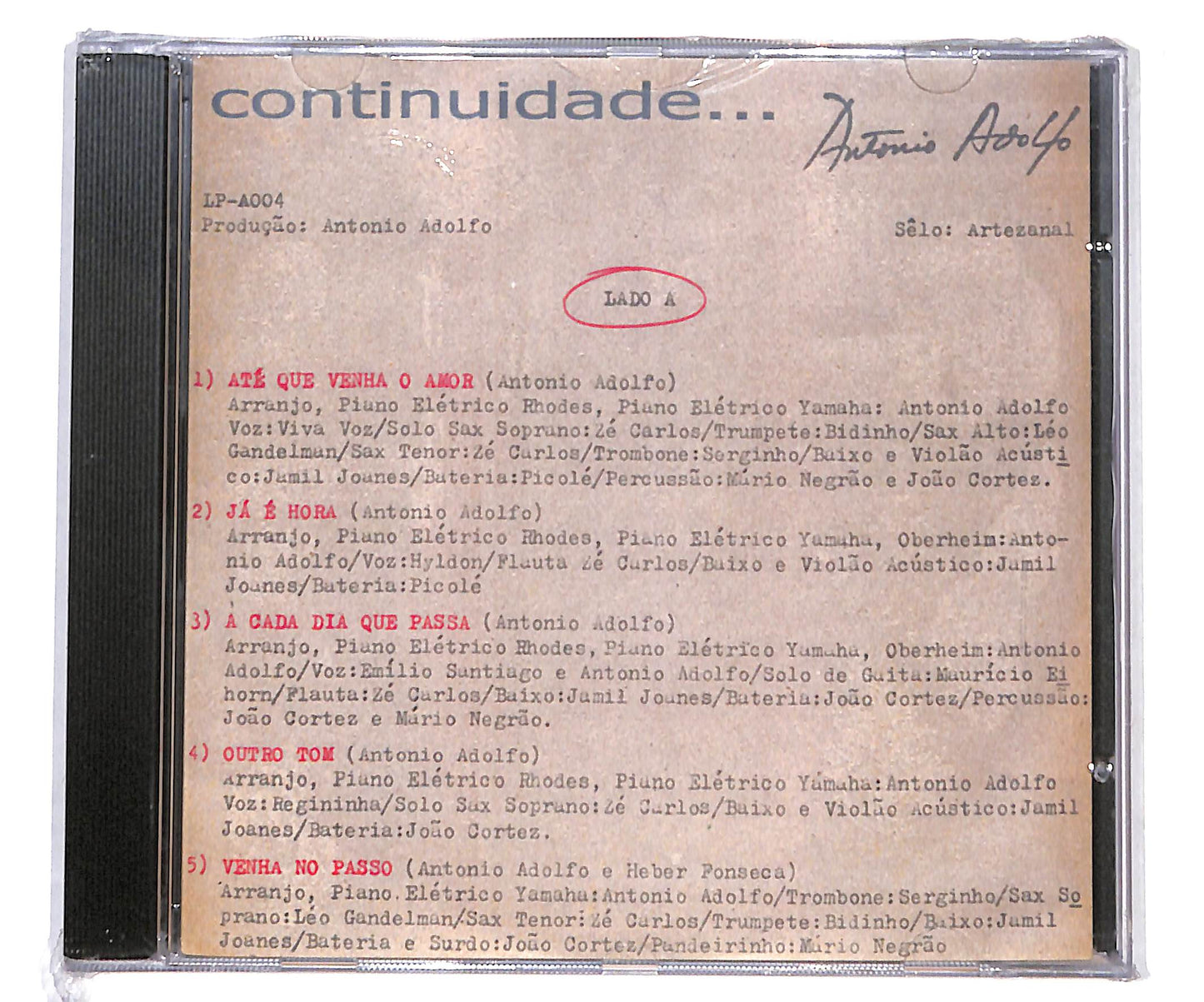 EBOND Antonio Adolfo - Continuidade CD CD134724