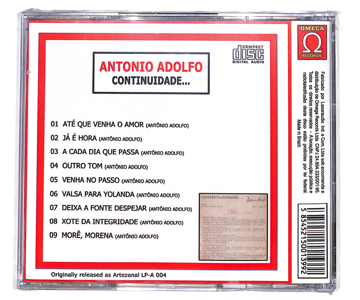 EBOND Antonio Adolfo - Continuidade CD CD134724