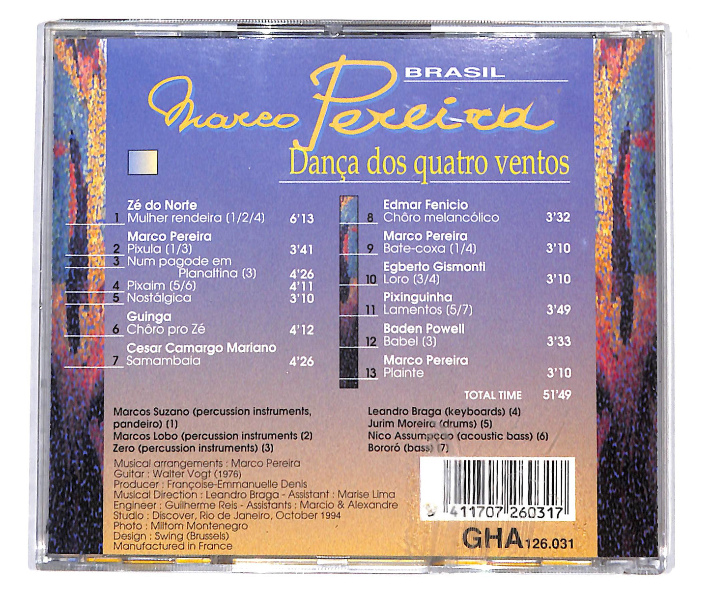 EBOND Marco Pereira - Danca Dos Quatro Ventos CD CD134735