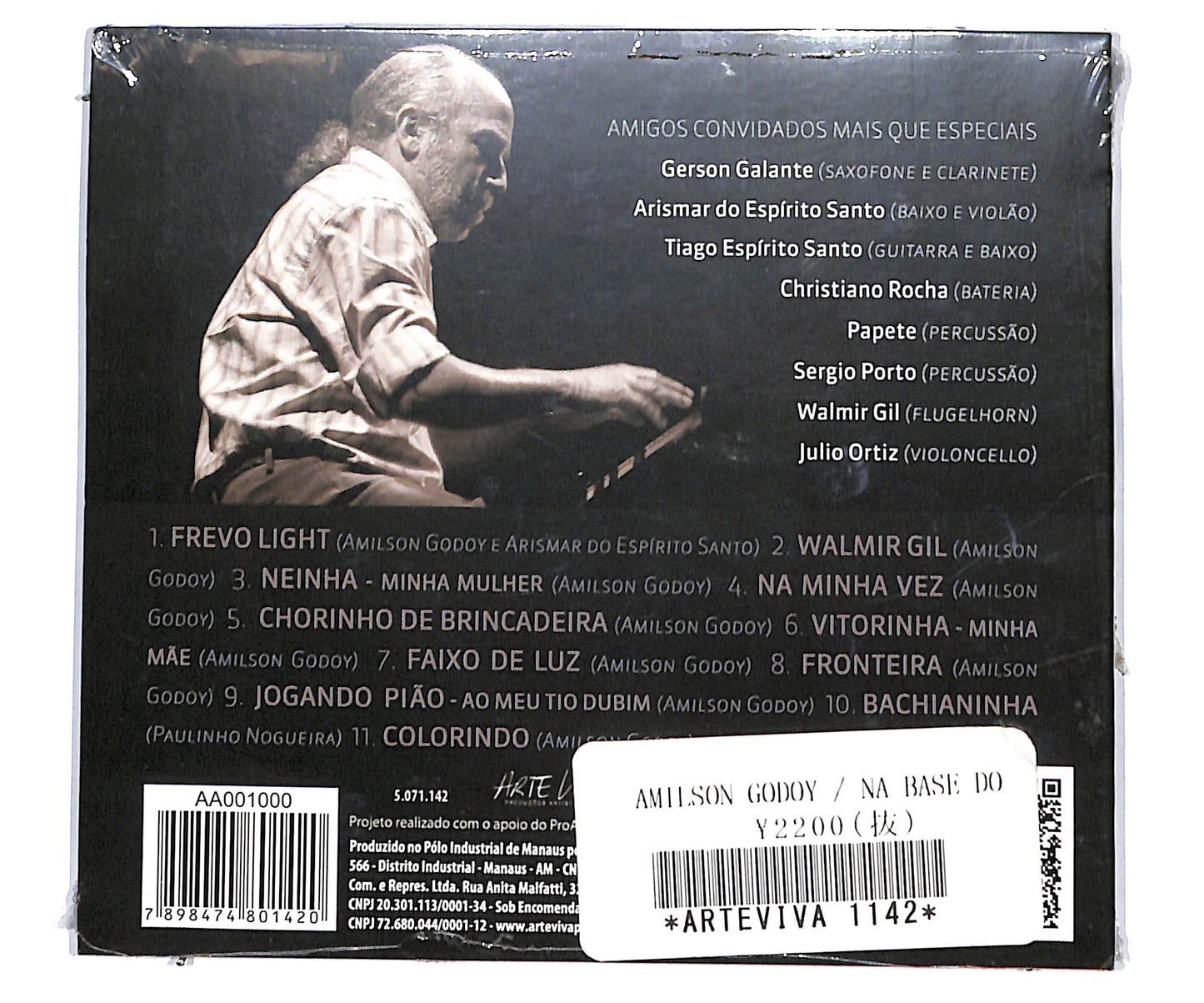EBOND Amilson Godoy - Na Base Do Improviso DIGIPACK CD CD134822