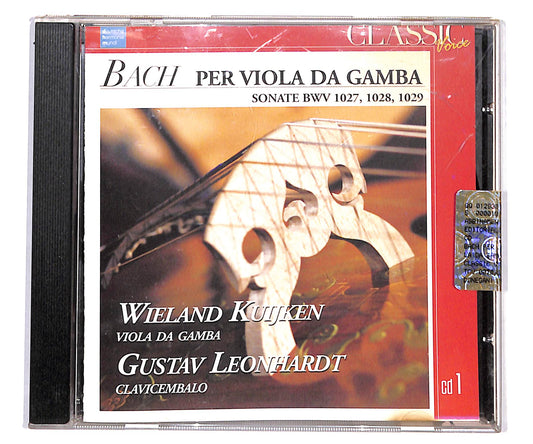 EBOND Bach - bww 1027 1028 1029 Wieland Kuijken CD CD134853