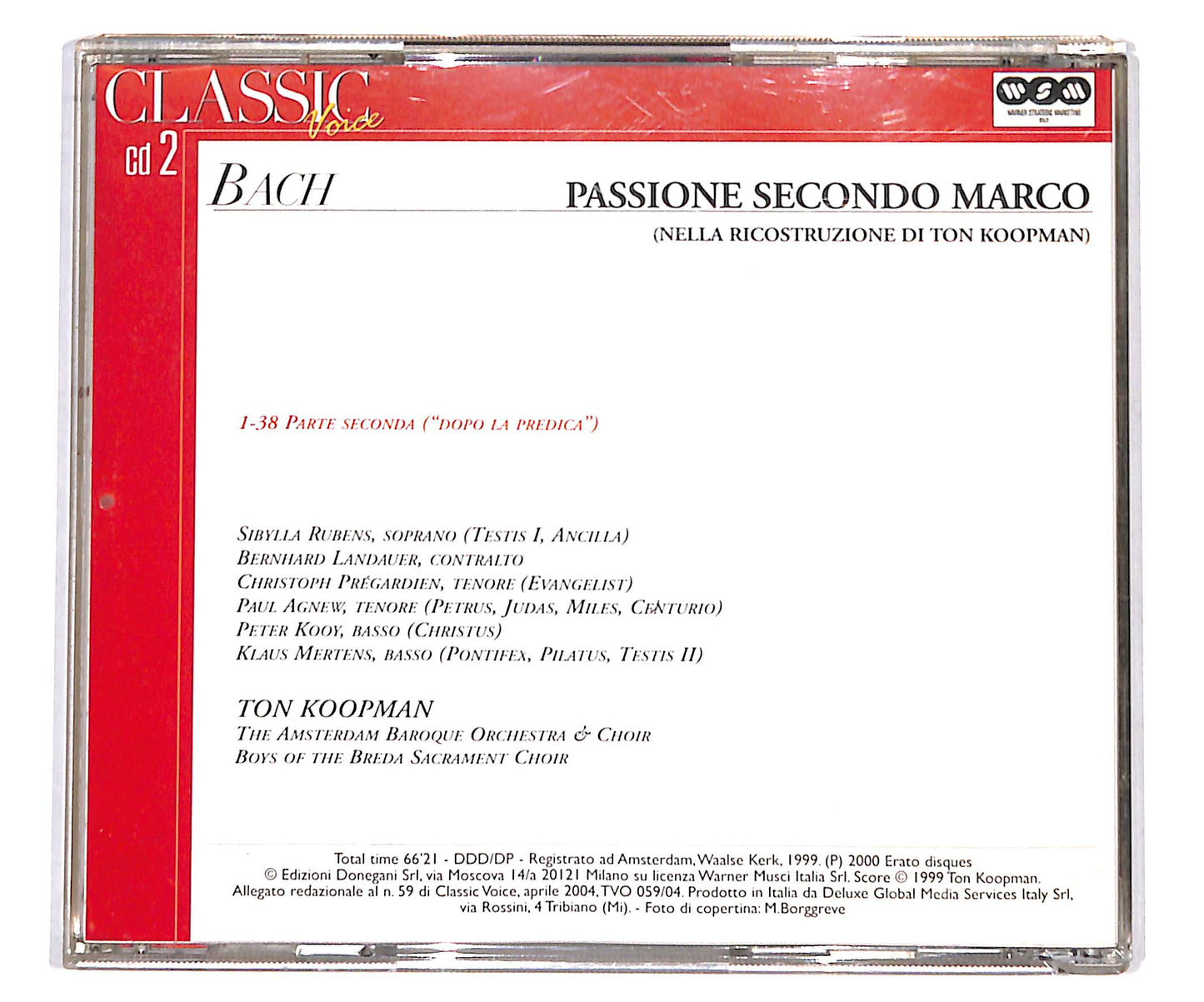 EBOND Bach - Passione Secondo Marco cd2 CD134854