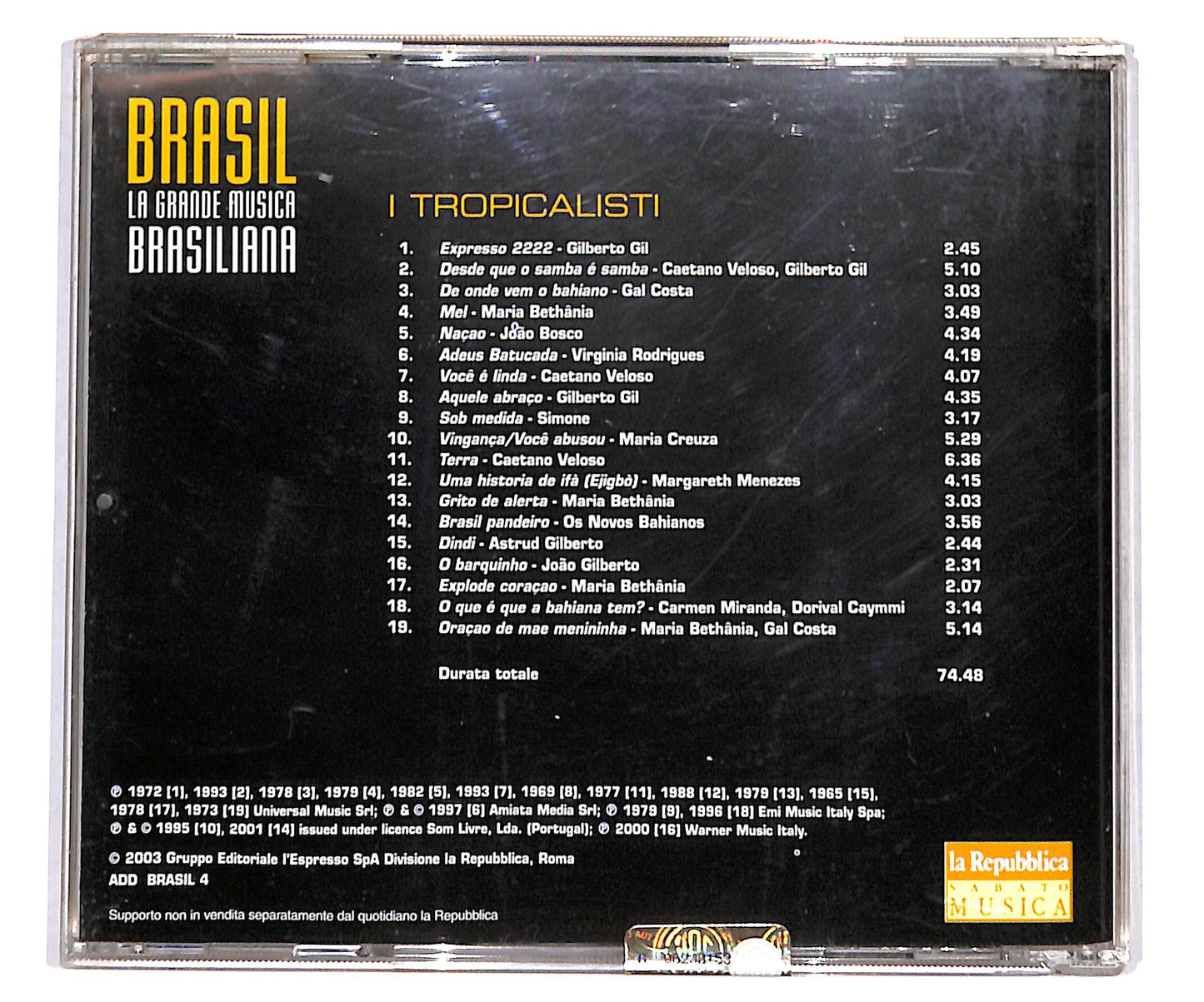 EBOND Various - Brasil - 4 I Tropicalisti CD CD134866