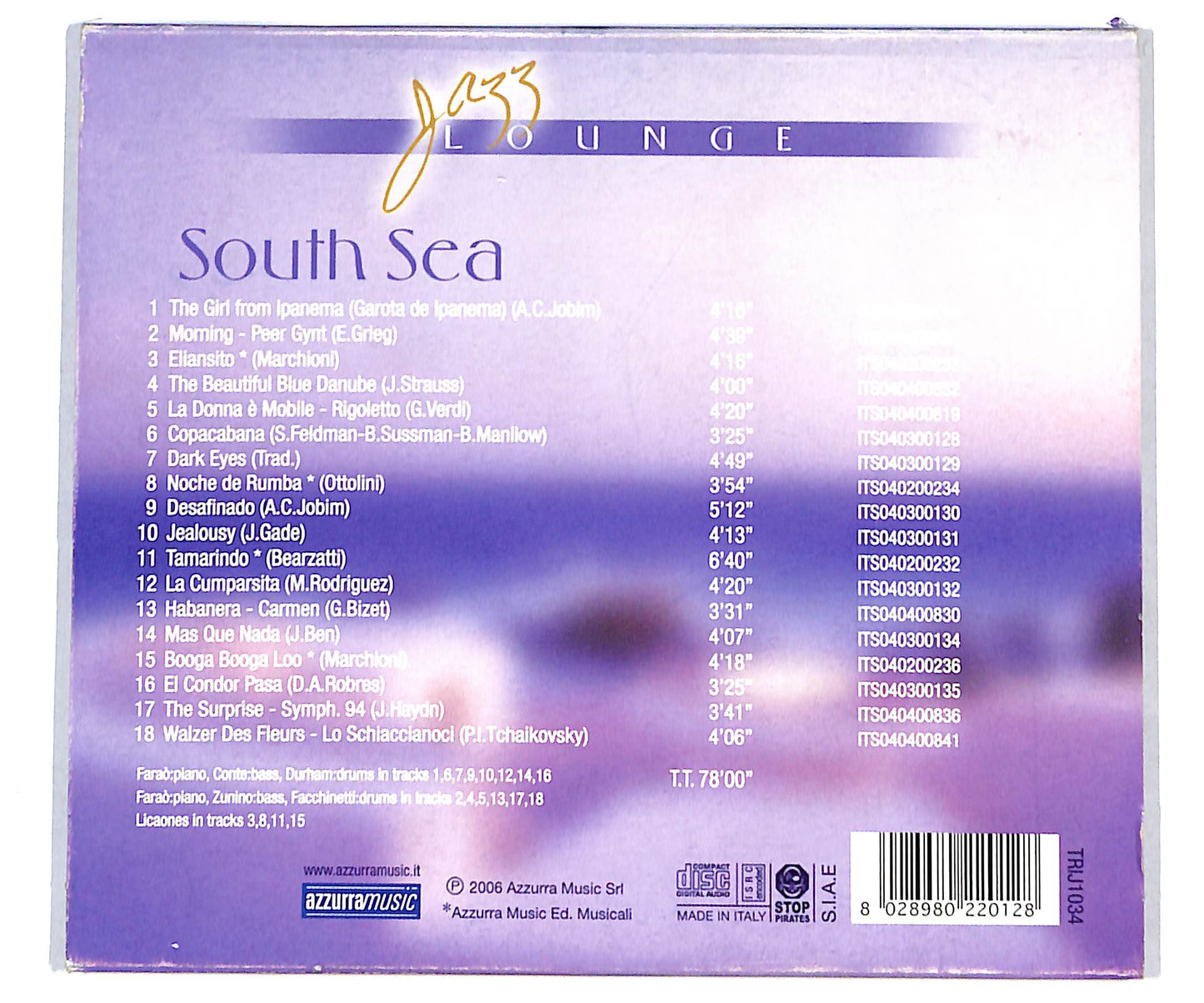 EBOND Jazz Lounge - South Sea CD CD134942