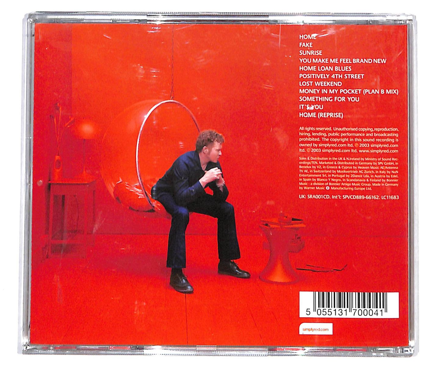 EBOND Simply Red - Home CD CD134954