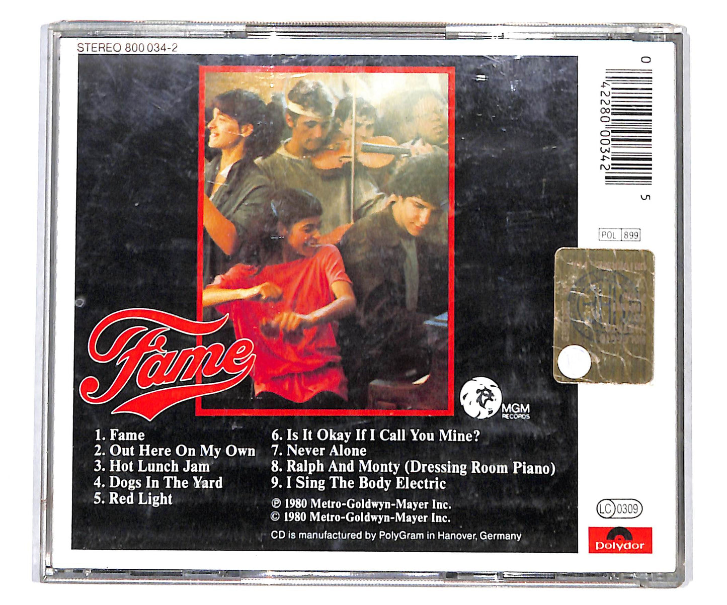 EBOND Various - Fame - The Original Soundtrack CD CD135026