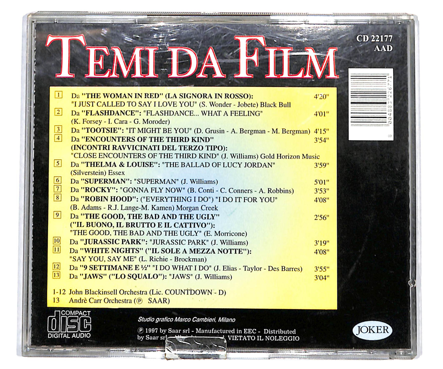 EBOND Various - Temi da Film CD CD135035