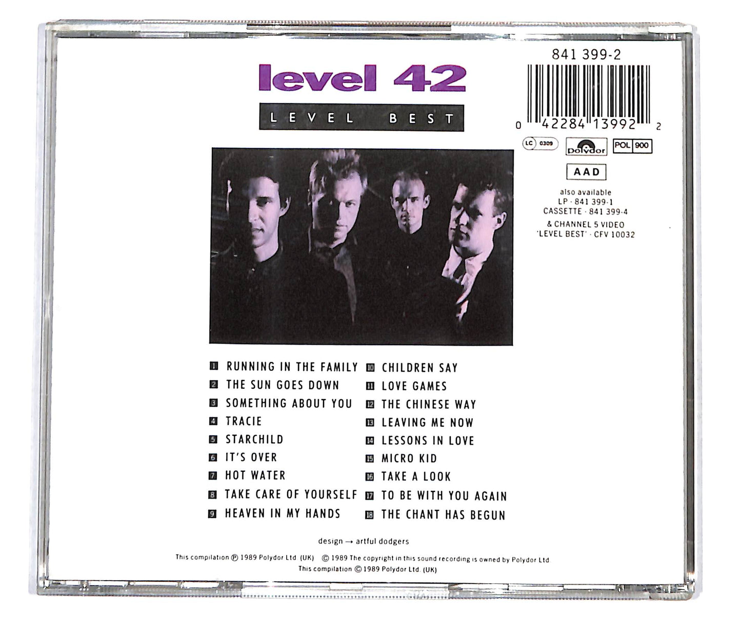 EBOND Level 42 - Level Best (A Collection Of Their Greatest Hits) CD CD135056
