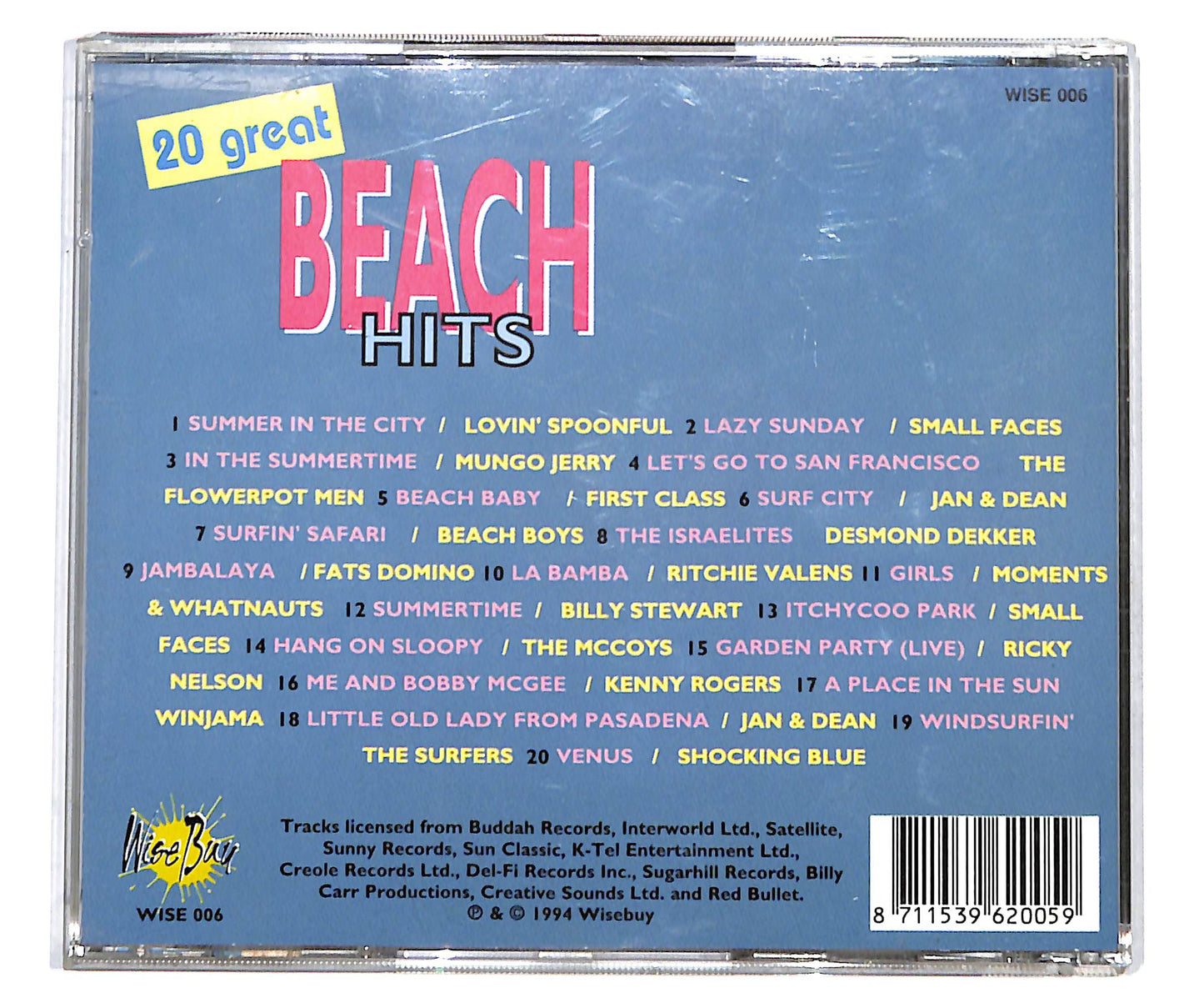 EBOND Various - 20 Great Beach Hits CD CD135103
