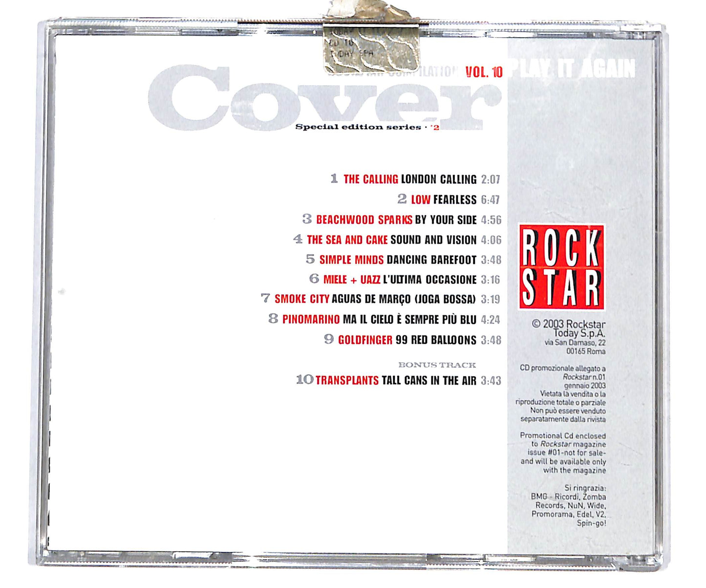 EBOND Various - Rockstar Compilation Vol.10 Play It Again And Again CD CD135105