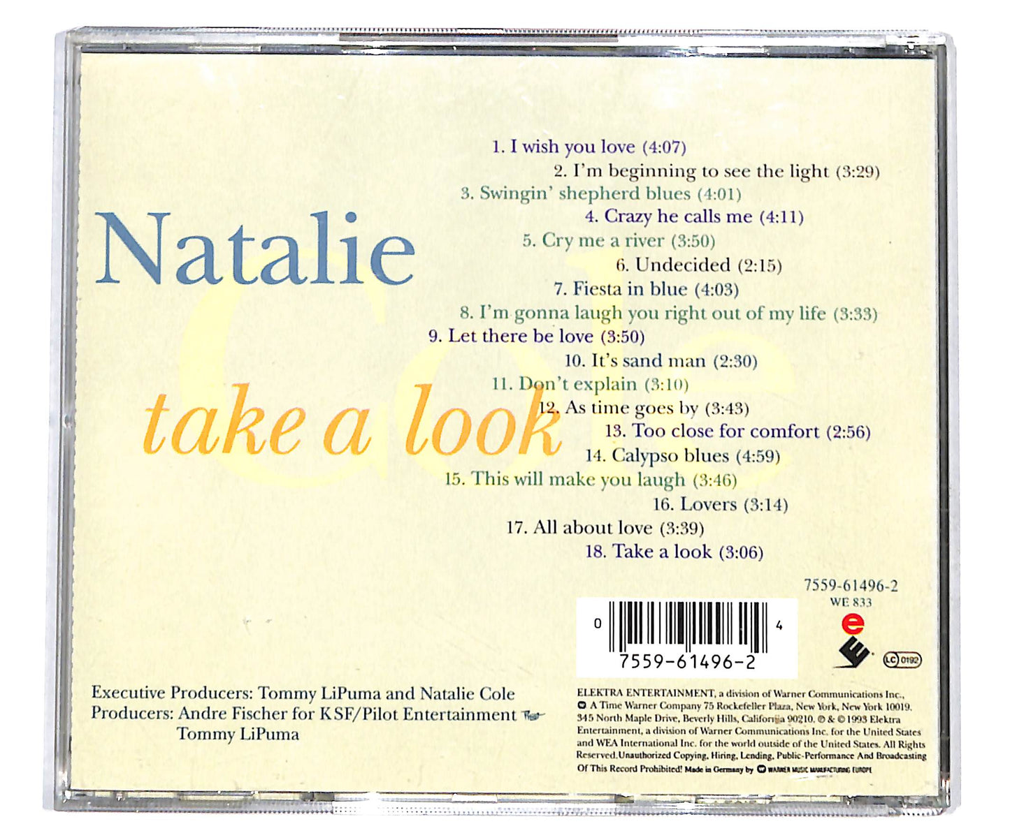 EBOND Natalie Cole - Take A Look CD CD135111