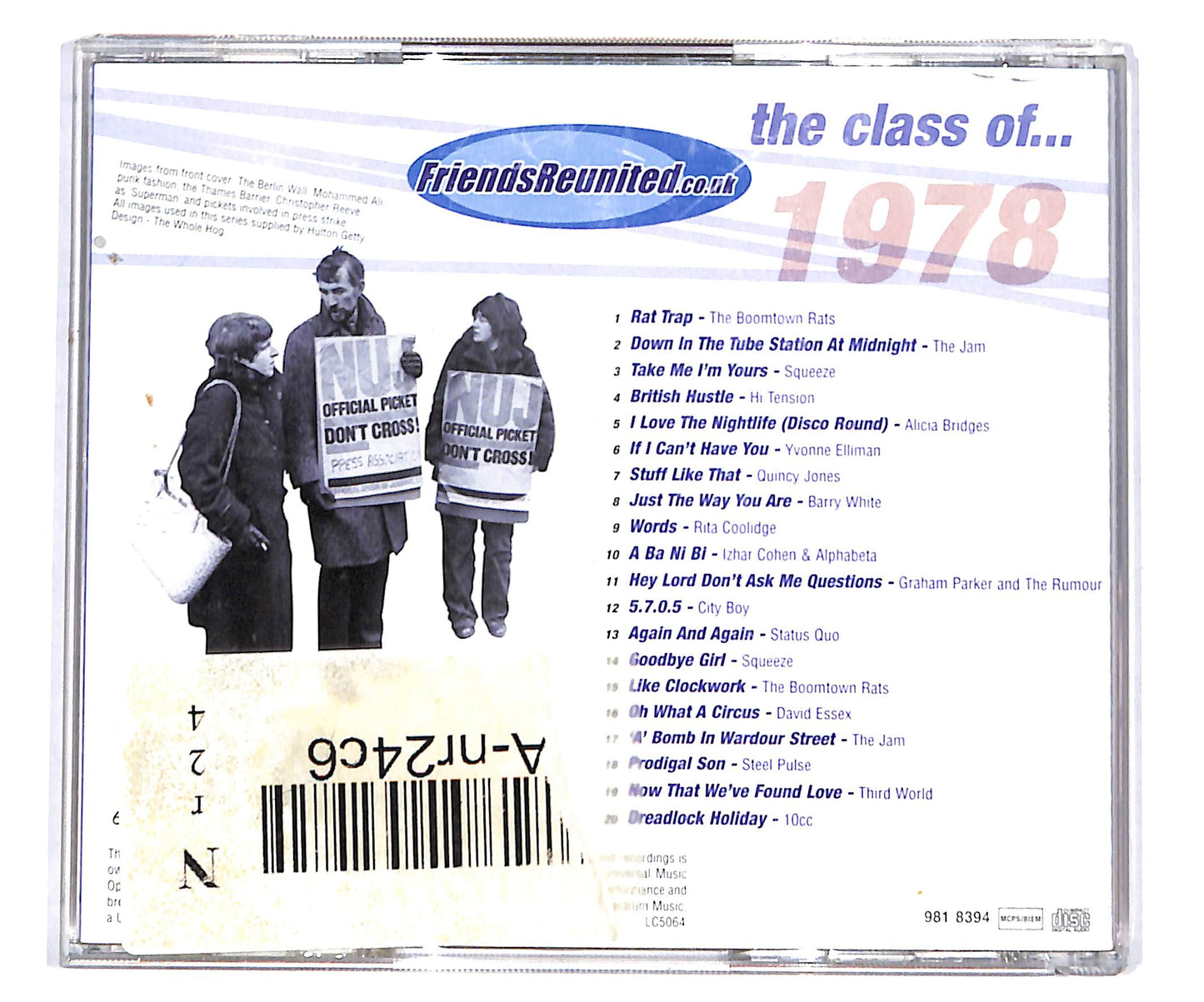 EBOND Various - FriendsReunited.co.uk The Class Of 1978 CD CD135126