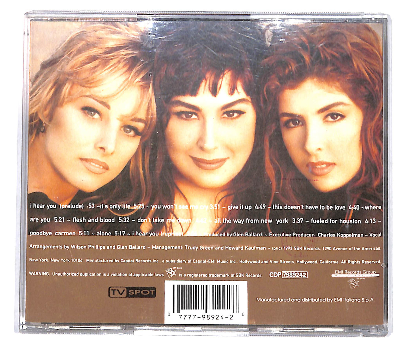 EBOND Wilson Phillips - Shadows And Light CD CD135140