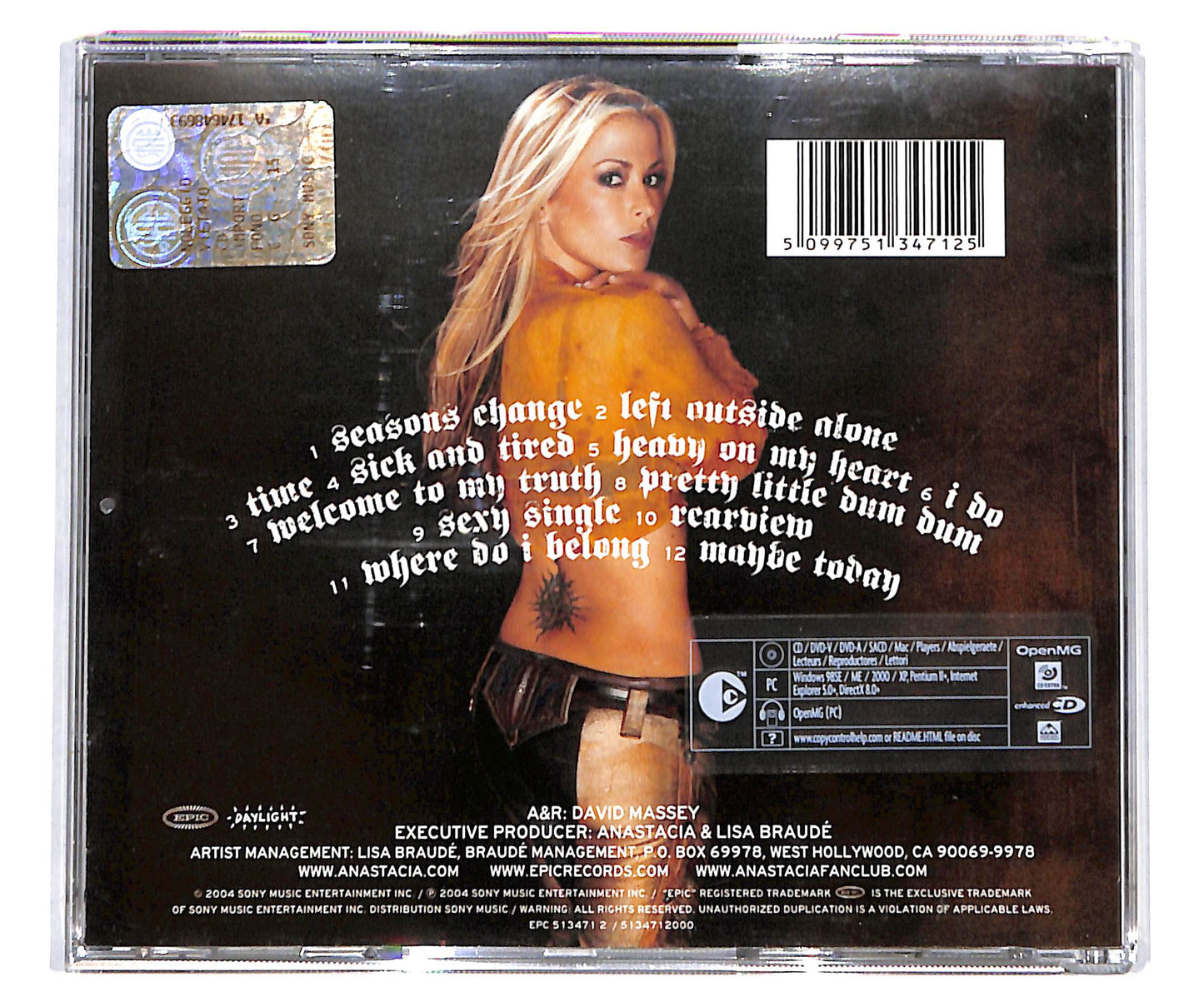 EBOND Anastacia - Anastacia CD CD135155