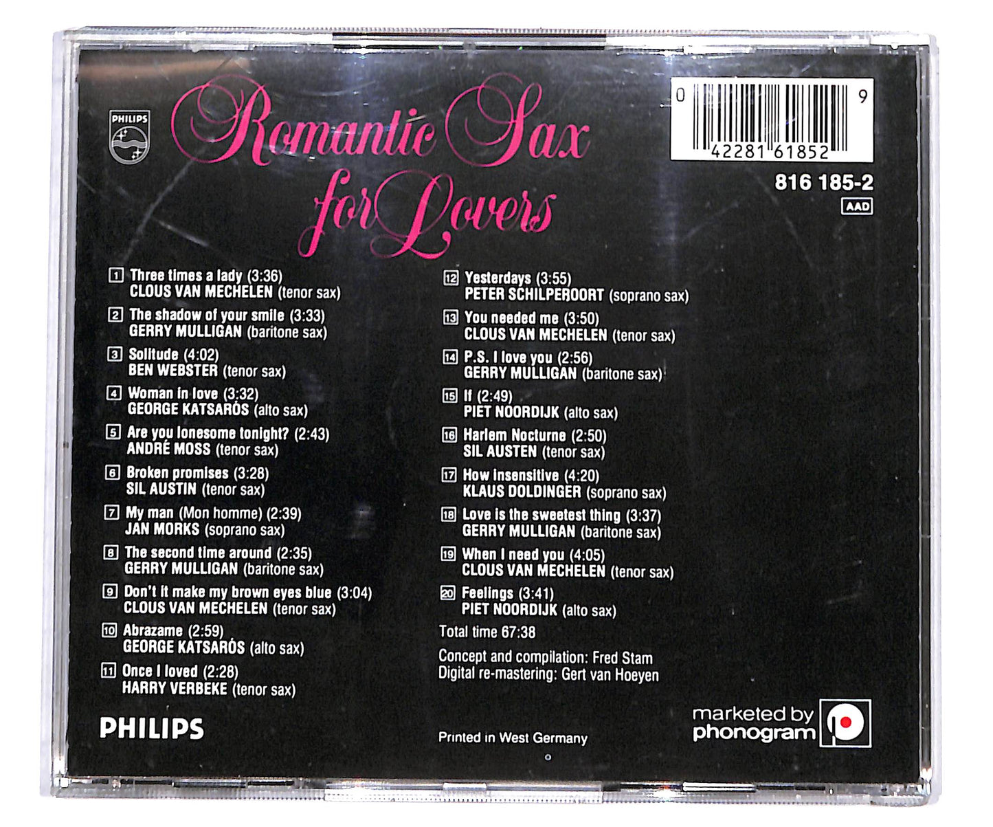 EBOND Various - Romantic Sax For Lovers CD CD135231