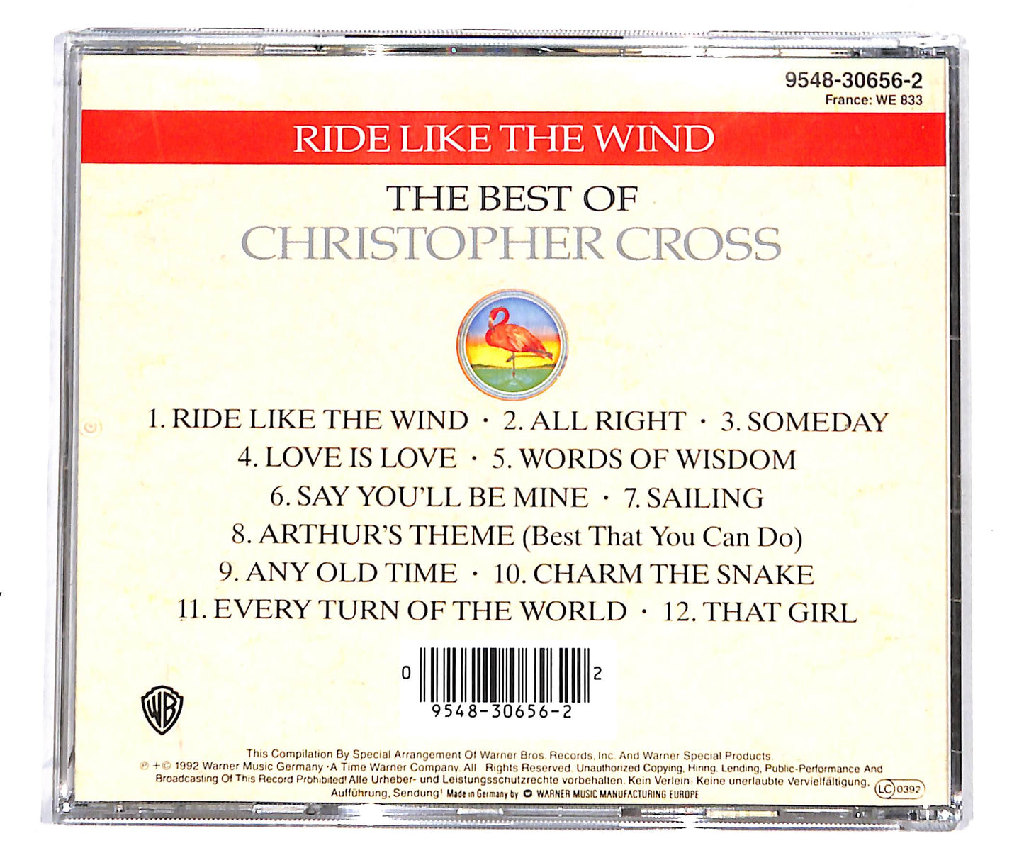 EBOND Christopher Cross - Ride Like CD CD135330