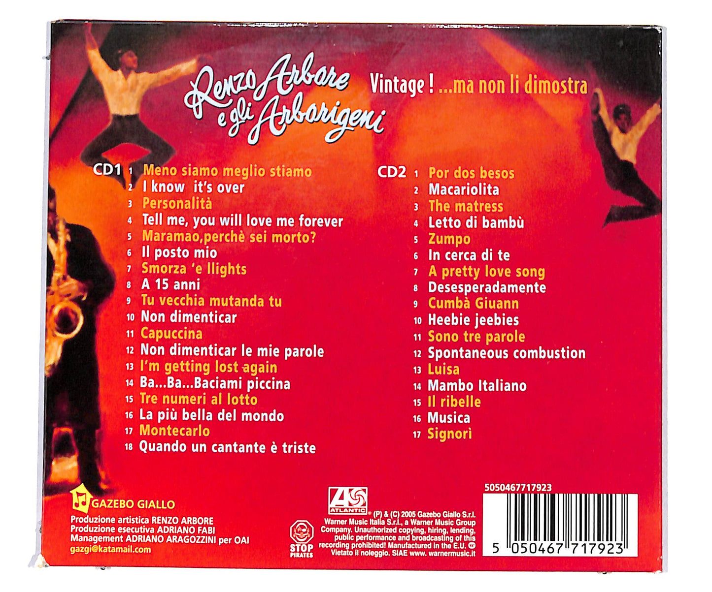 EBOND Renzo Arbore E Gli Arborigeni - Vintage! DIGIPACK CD CD135336