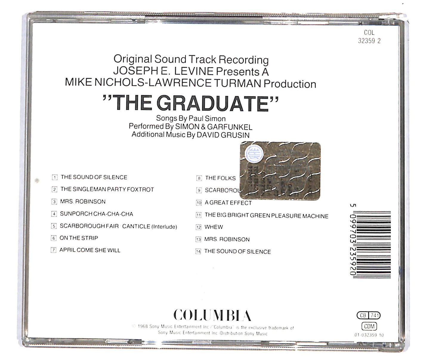EBOND Simon & Garfunkel - The Graduate (Original Sound Track Recording) CD CD135402