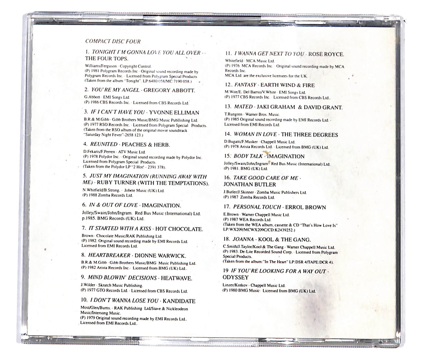 EBOND Various - Love On The Dance Floor vol.4 CD CD135440