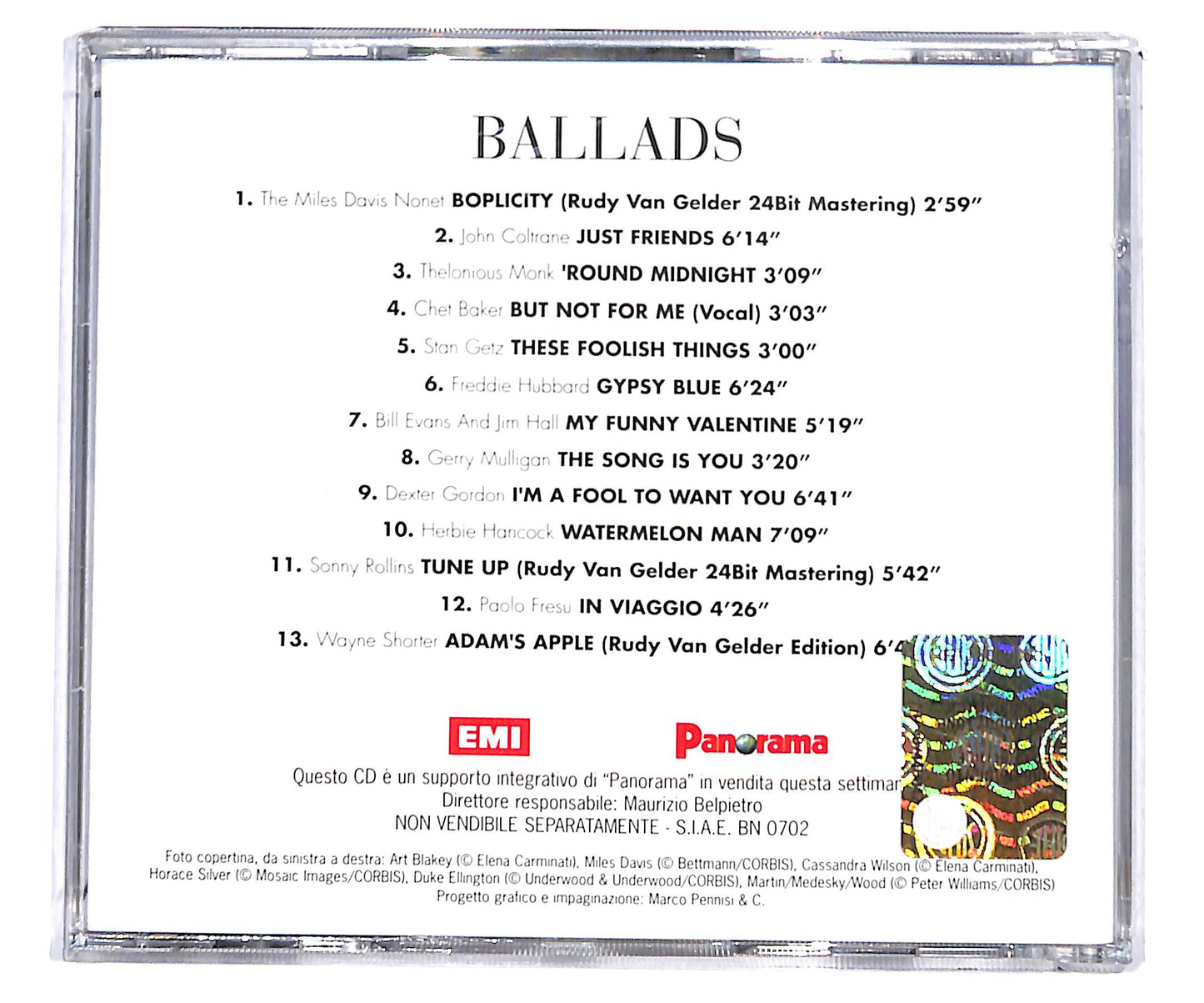 EBOND Various - Blue Note A Story Of Jazz - Ballads CD CD135444