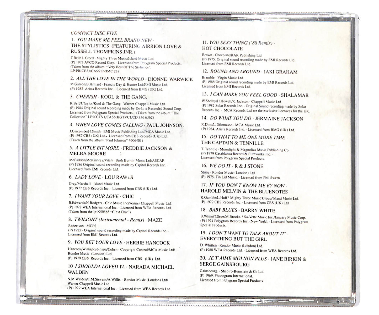 EBOND Various - Love On The Dance Floor vol.5 CD CD135454