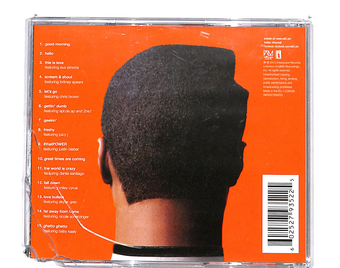 EBOND will.i.am - #willpower CD CD135624