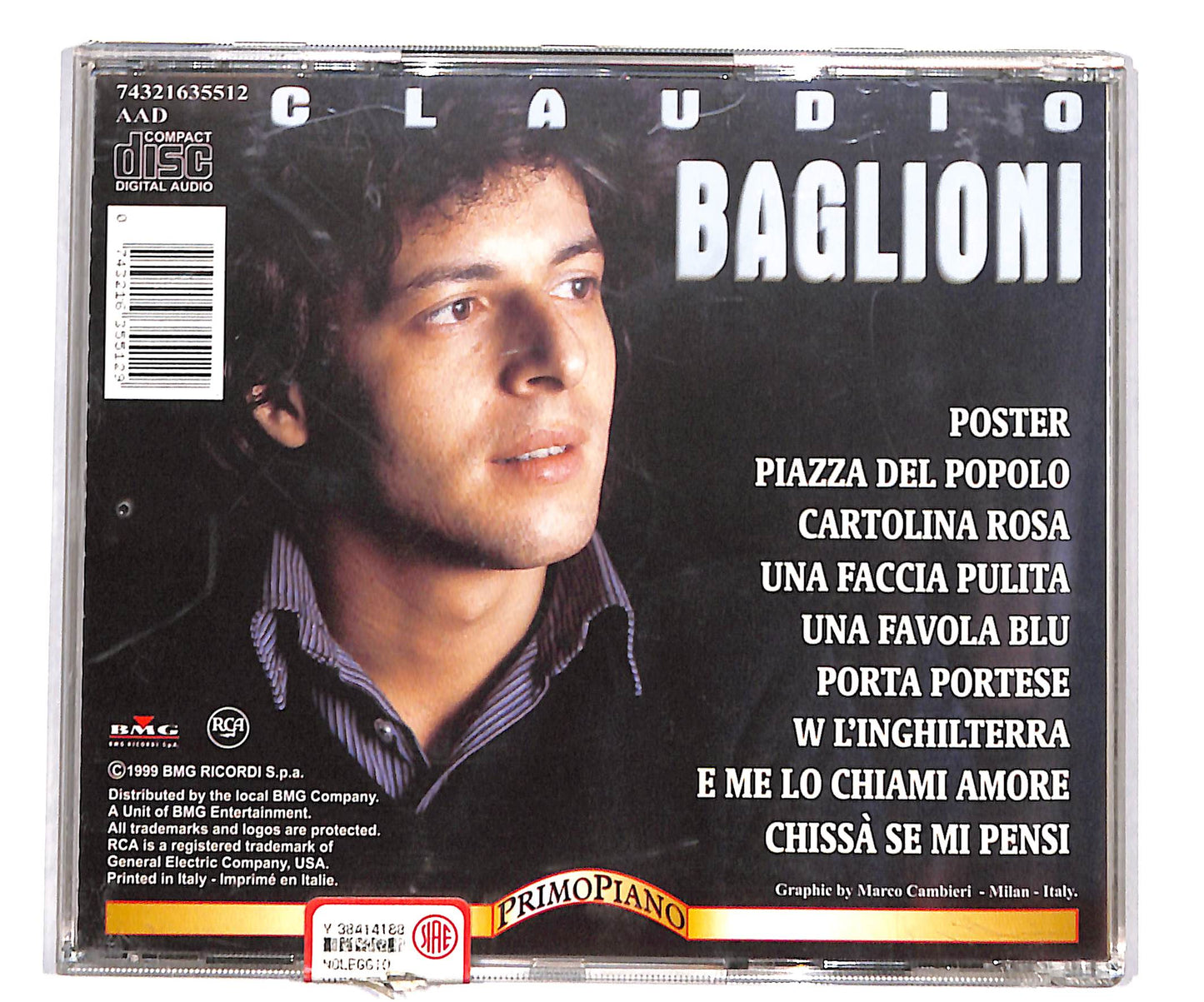EBOND Claudio Baglioni -Claudio Baglioni CD CD135646