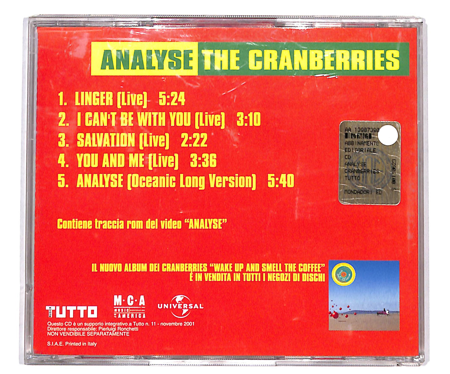 EBOND The Cranberries - Analyse EDITORIALE CD CD135648