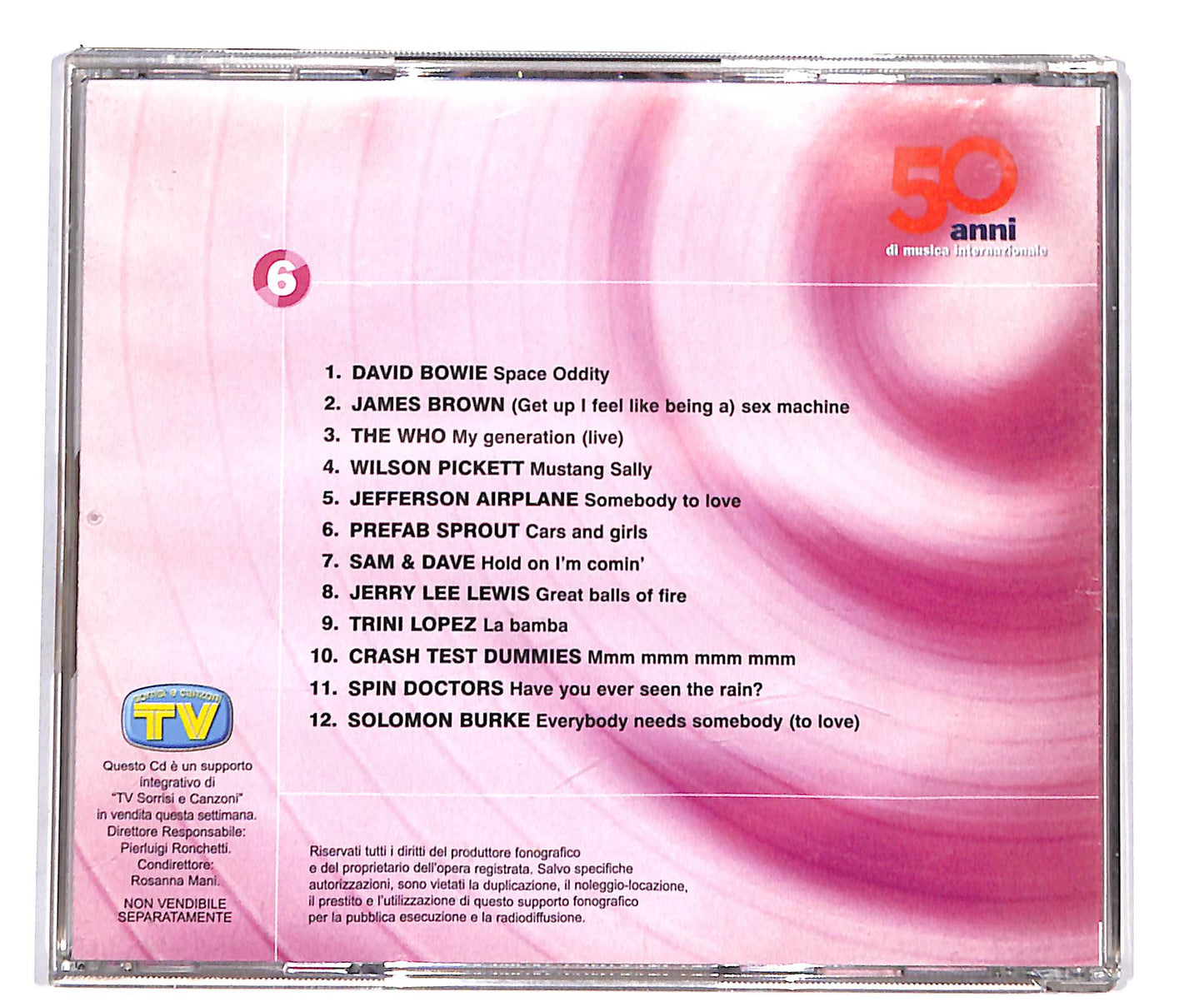 EBOND Various - 50 Anni Di Musica Internazionale - 6 CD CD135656