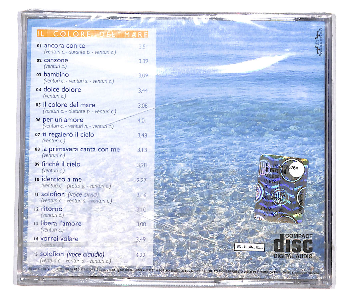 EBOND Claudio Venturi - il colore del mare CD CD135661