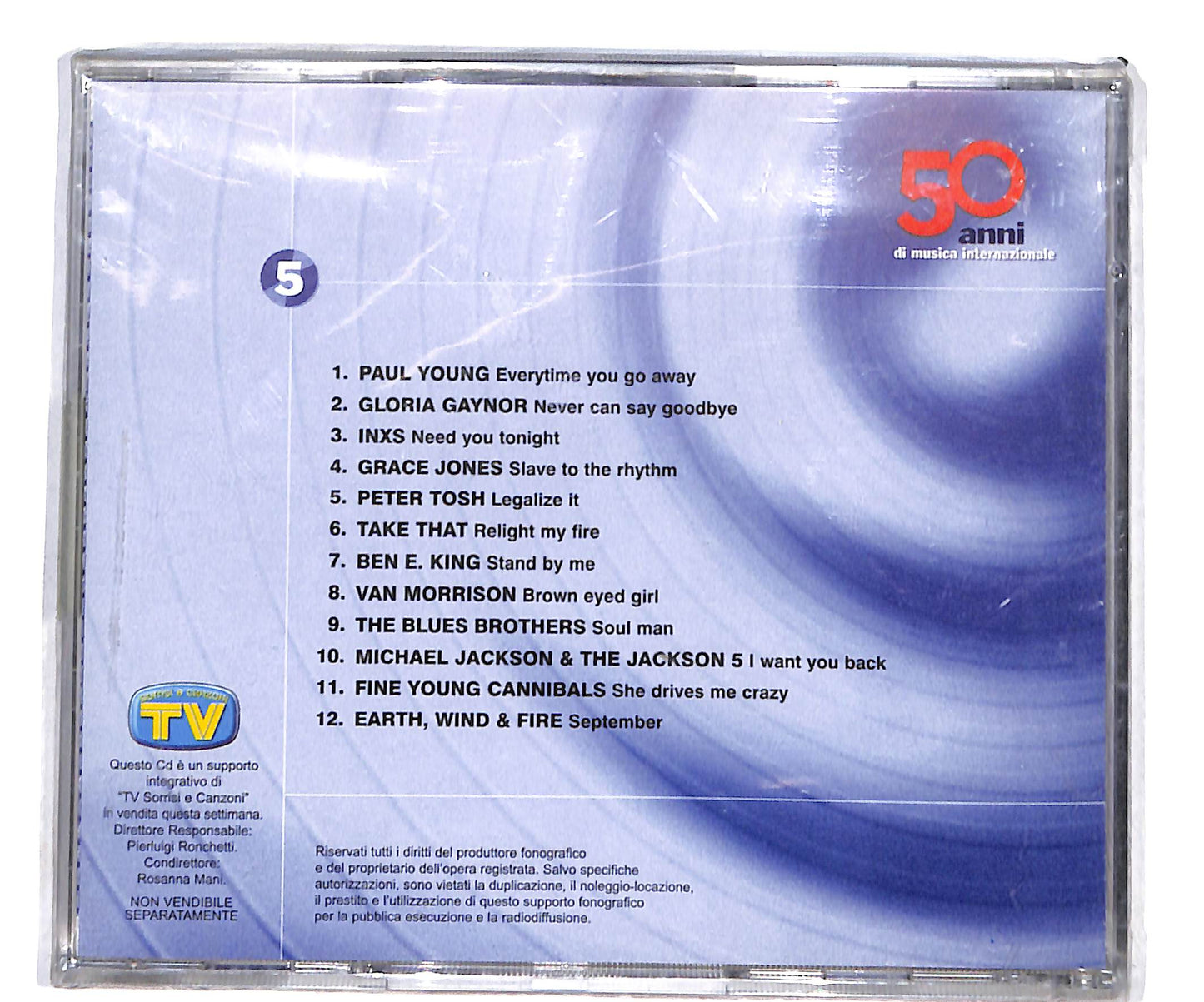 EBOND Various - 50 Anni Di Musica Internazionale - 5 EDITORIALE CD CD135704